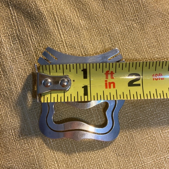 Vintages Rebajes Sterling Tragedy Mask Face Handwrought brooch 2" - Picture 6 of 8